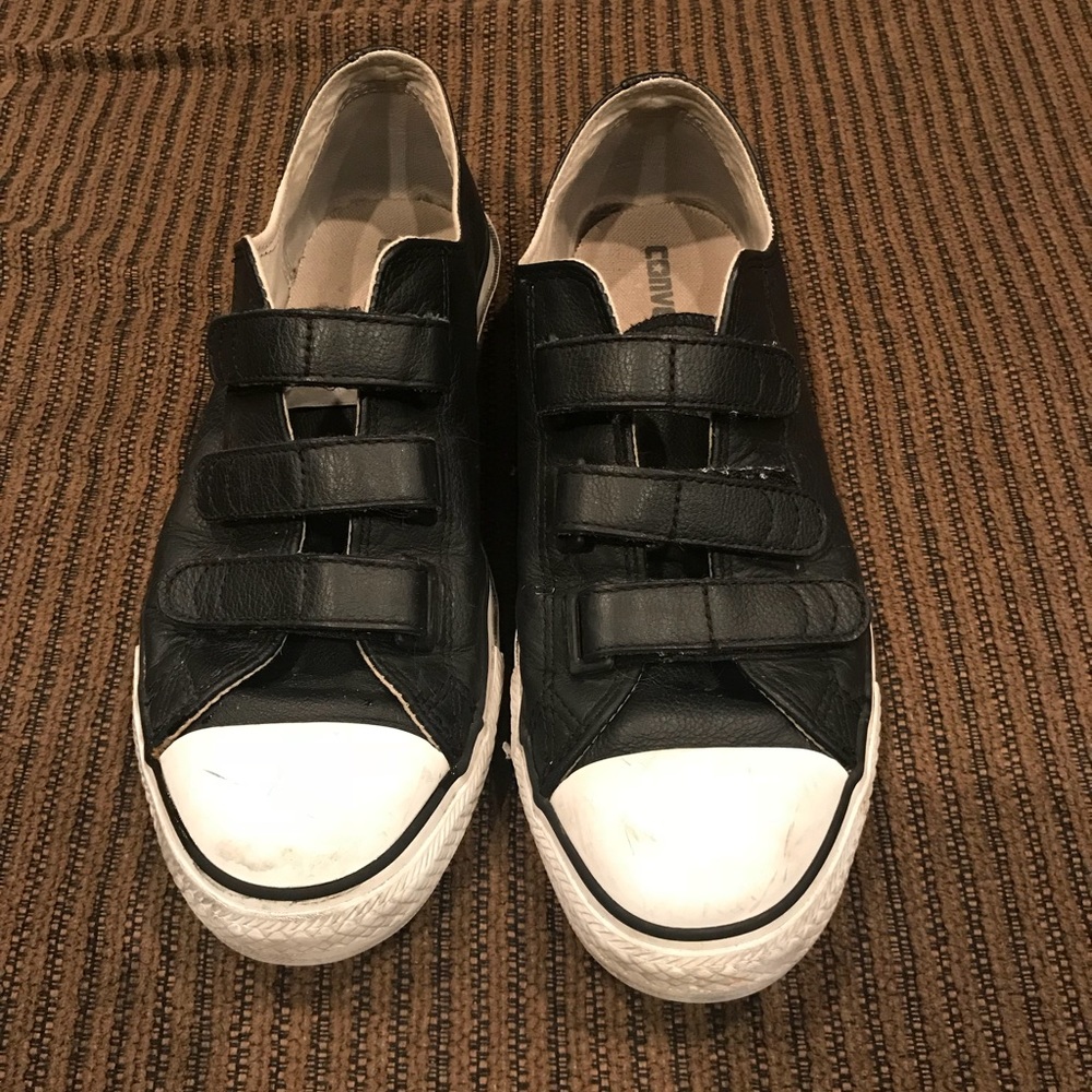 Converse black velcro men’s 8.5